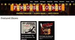 Desktop Screenshot of funhouselounge.com